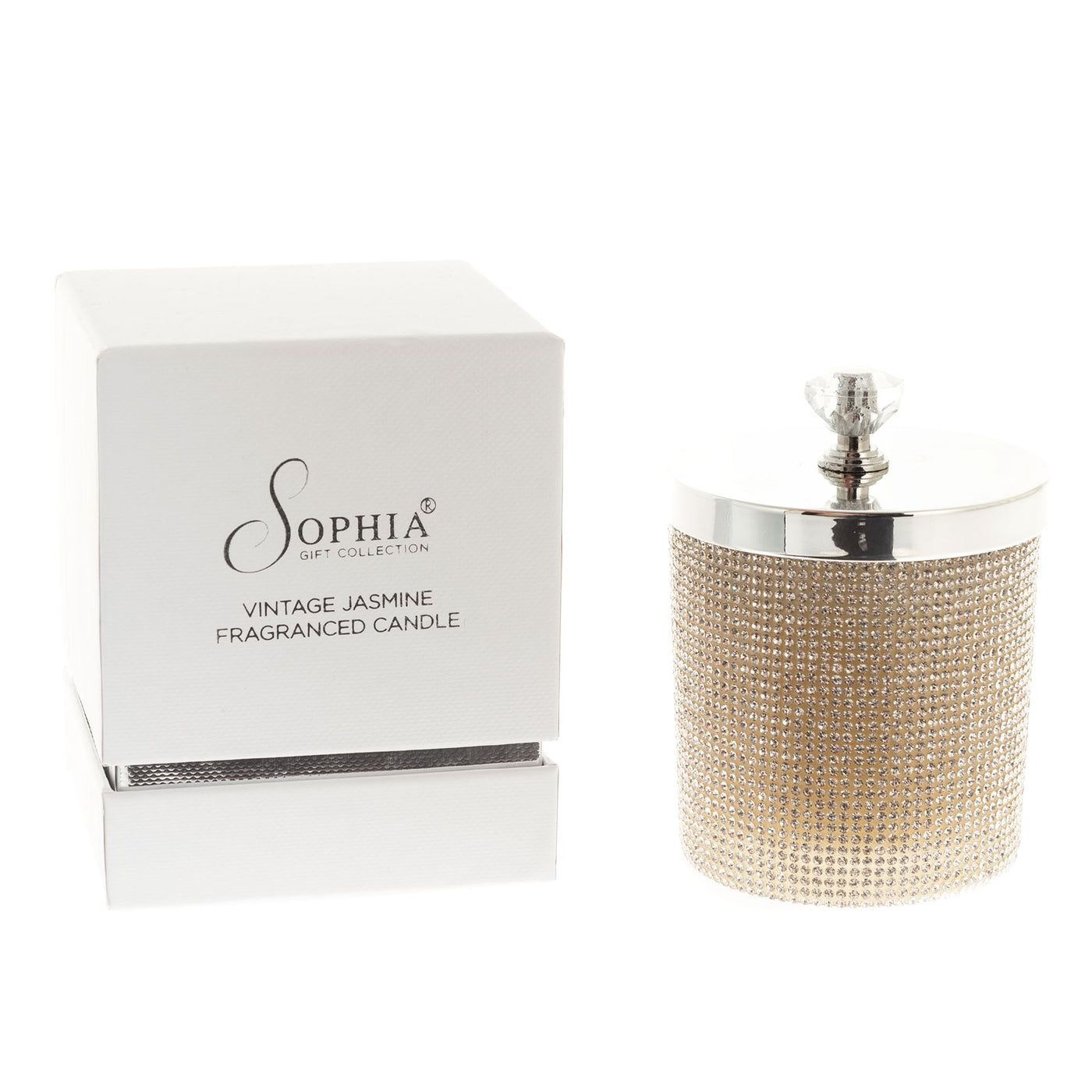 Diamanté vintage jasmine candle