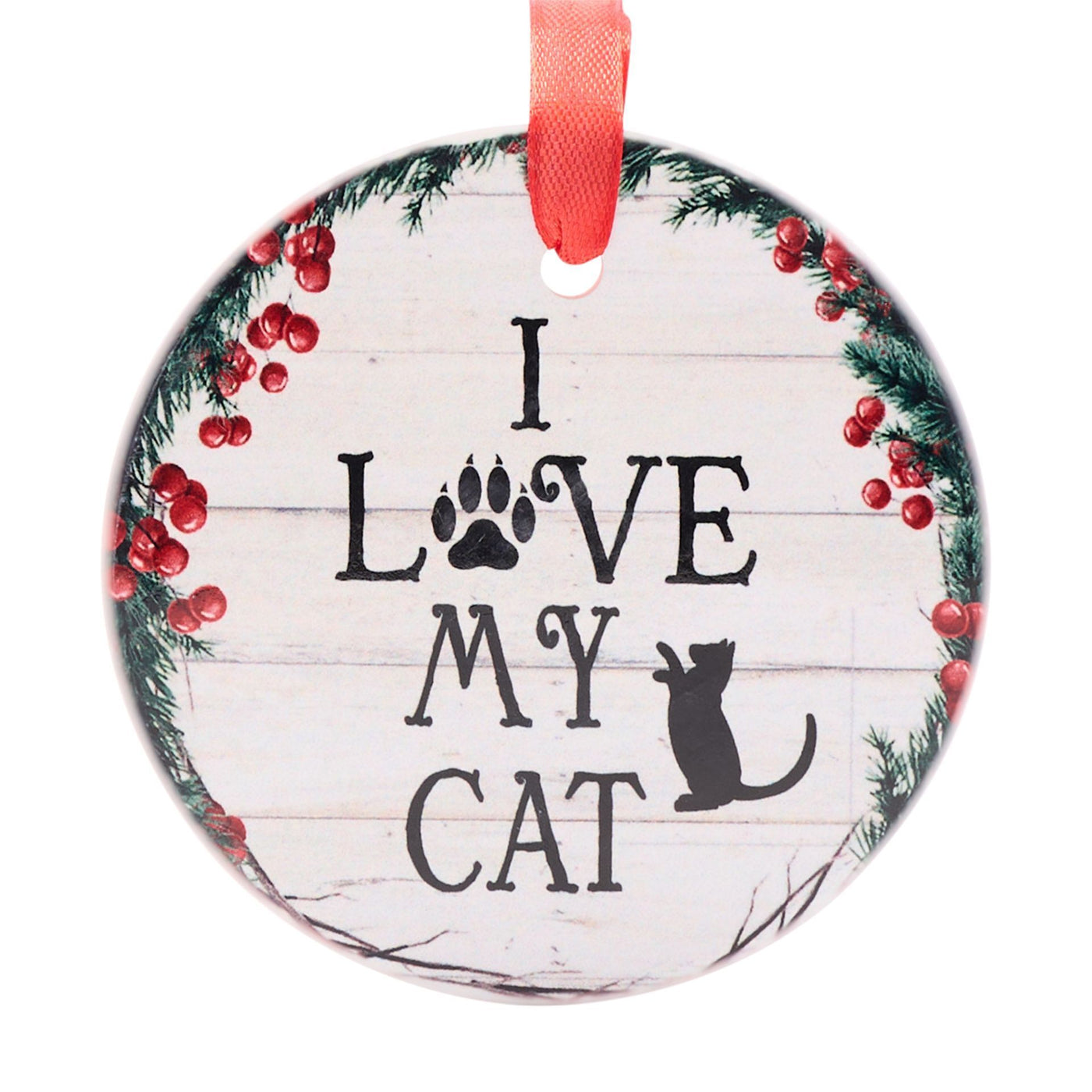 Hanging Tree decoration - I love my cat