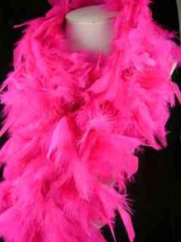 Fuchsia Pink Feather Boa